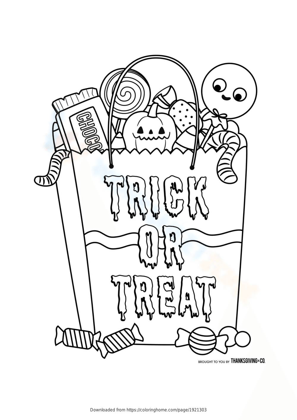 Trick or Treat Bag - Page 1