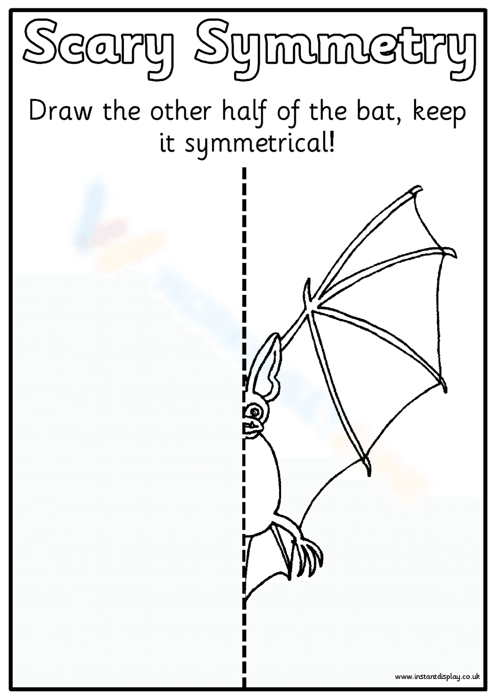 Scary Bat Symmetry - Page 1