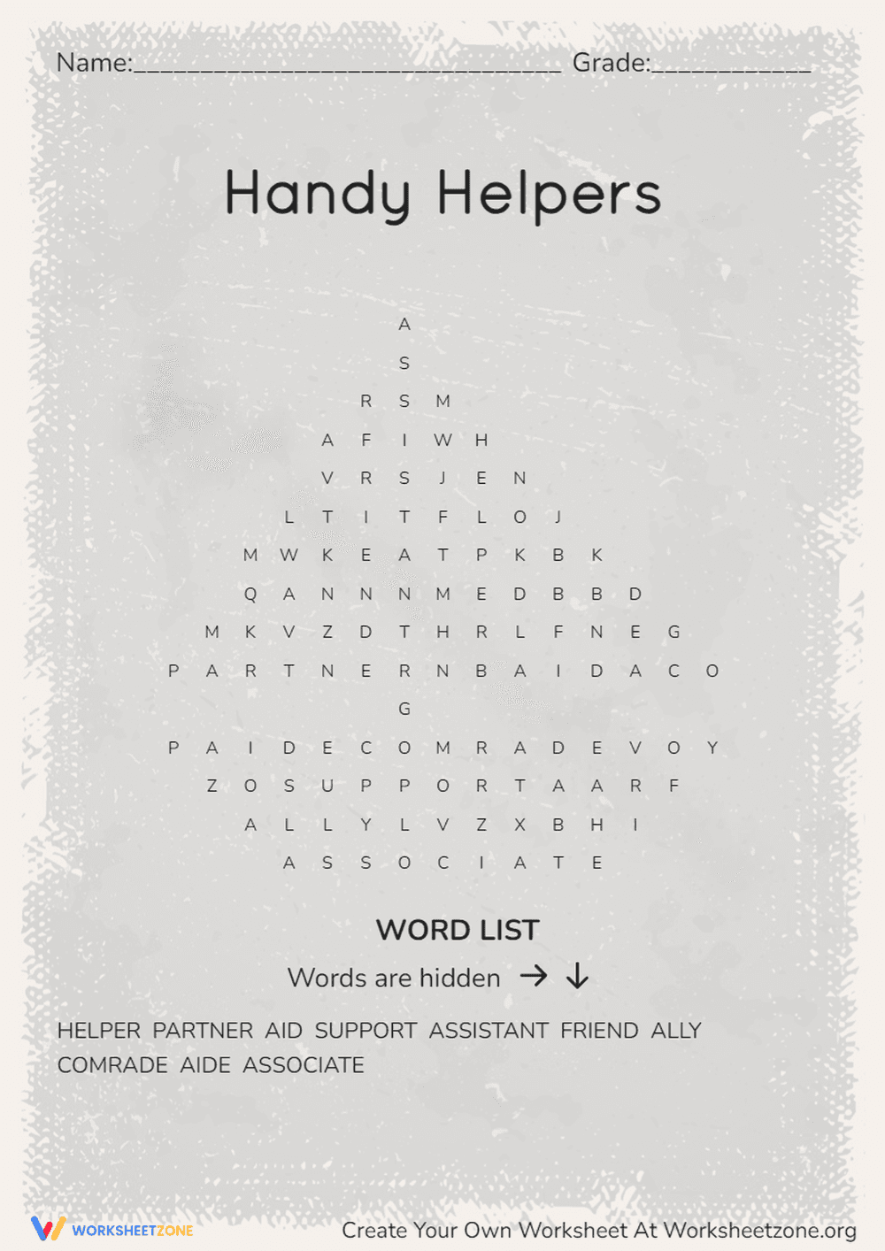 Handy Helpers - Page 1