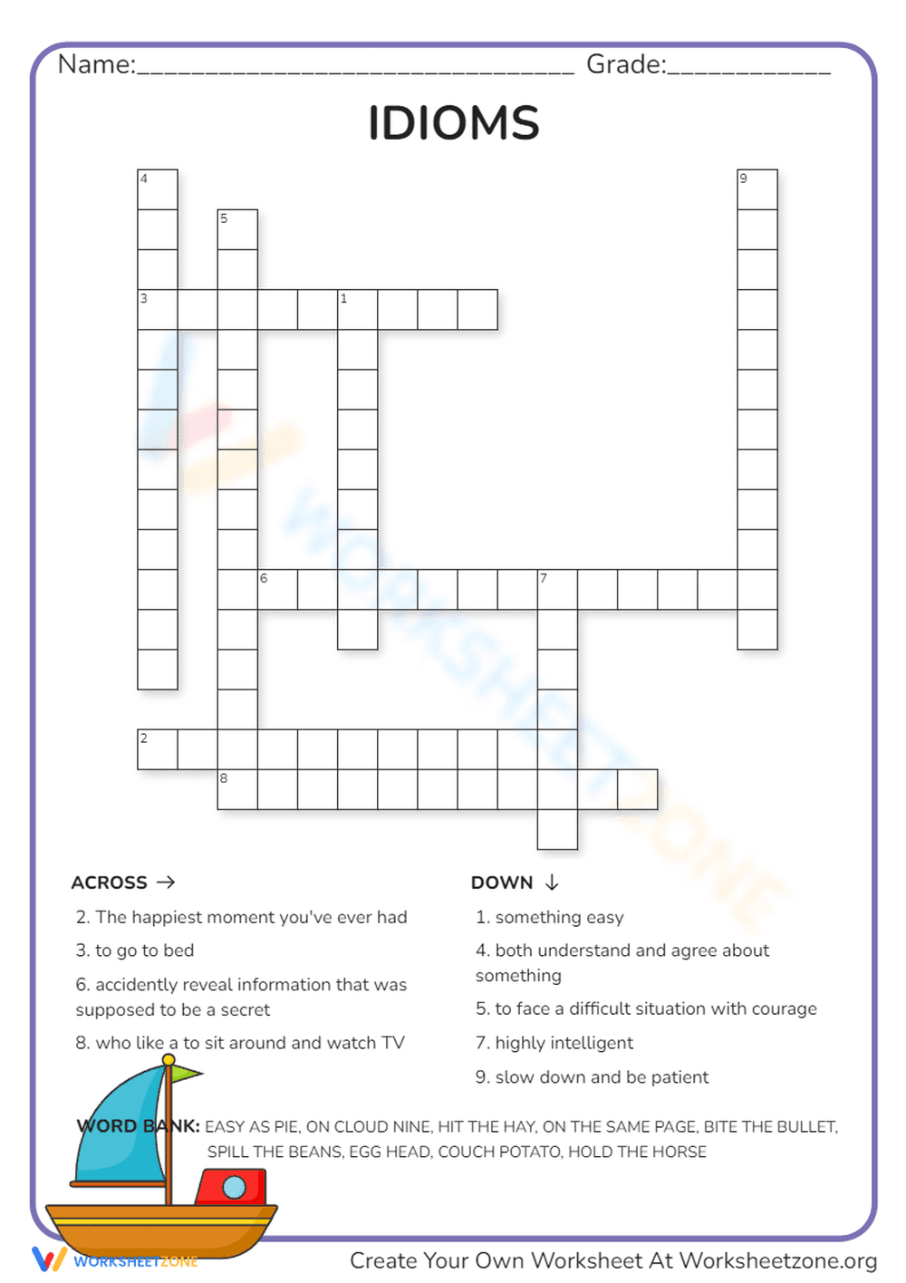 IDIOMS FOR KIDS - Page 1