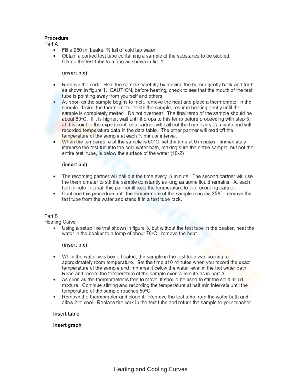 Understanding Heating and Cooling Curves Worksheet - Page 2