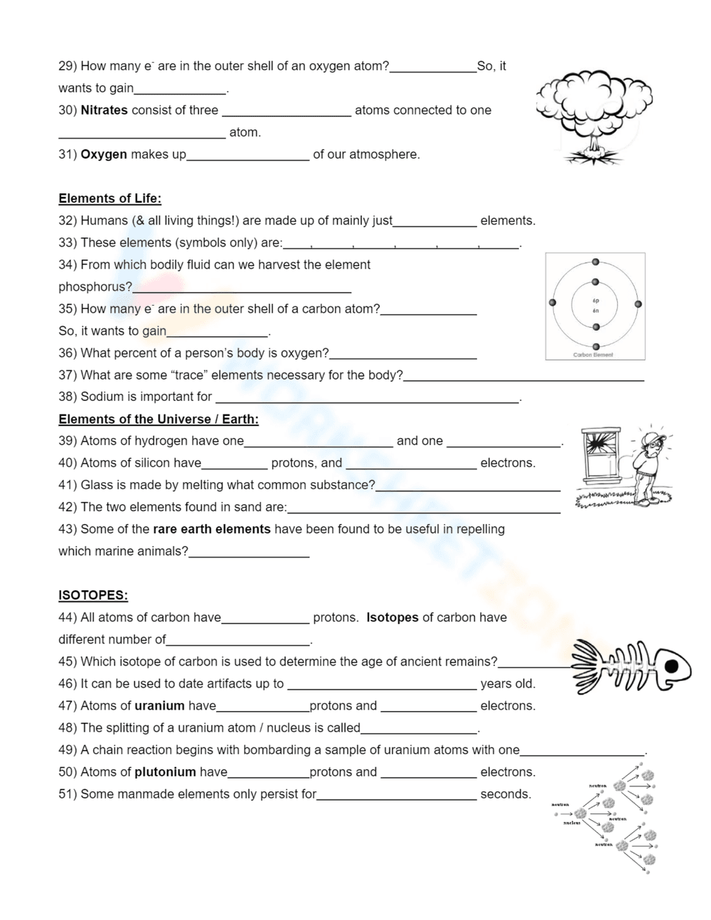Nova Hunting the Elements Worksheet - Page 2