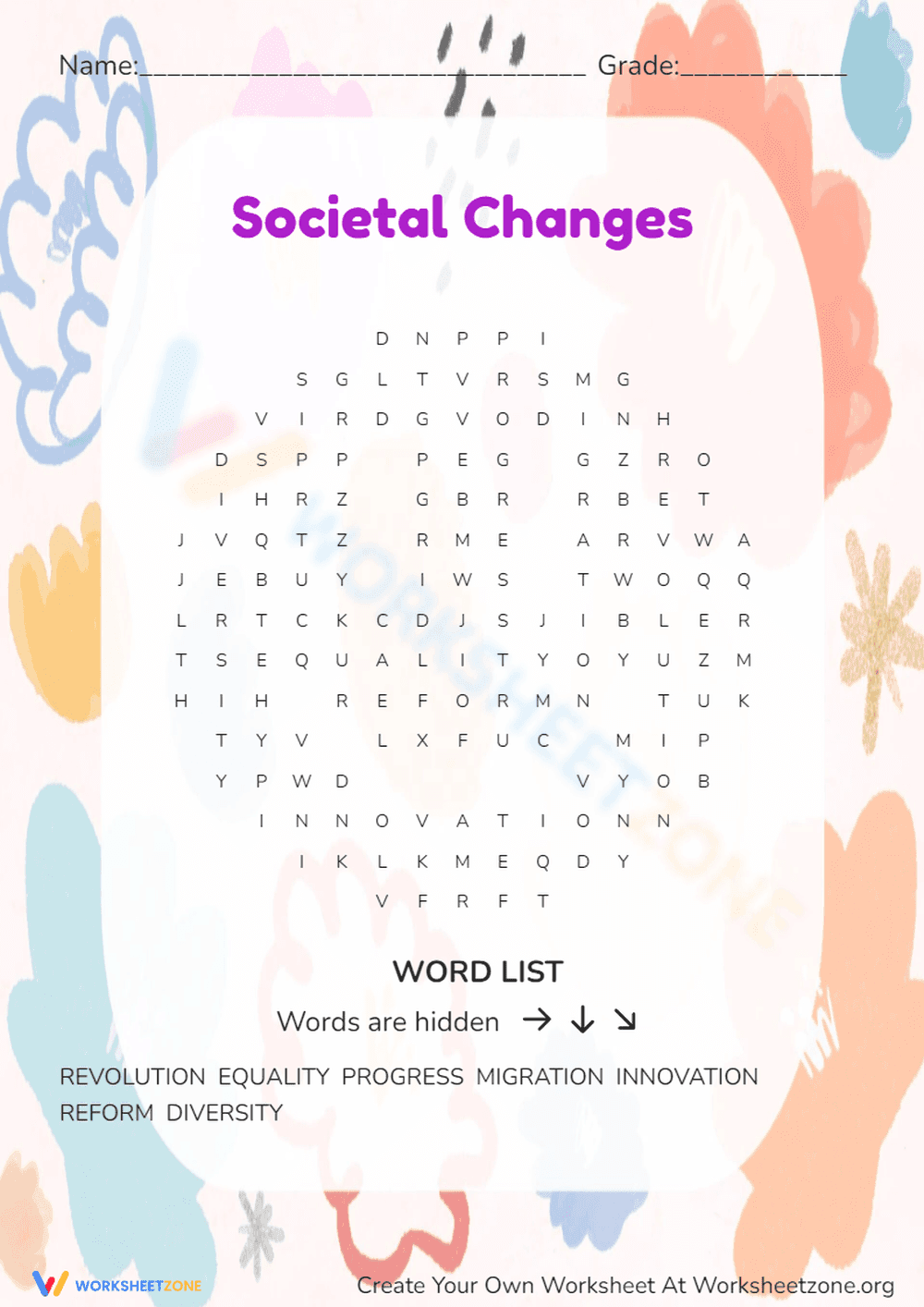 Societal Changes - Page 1