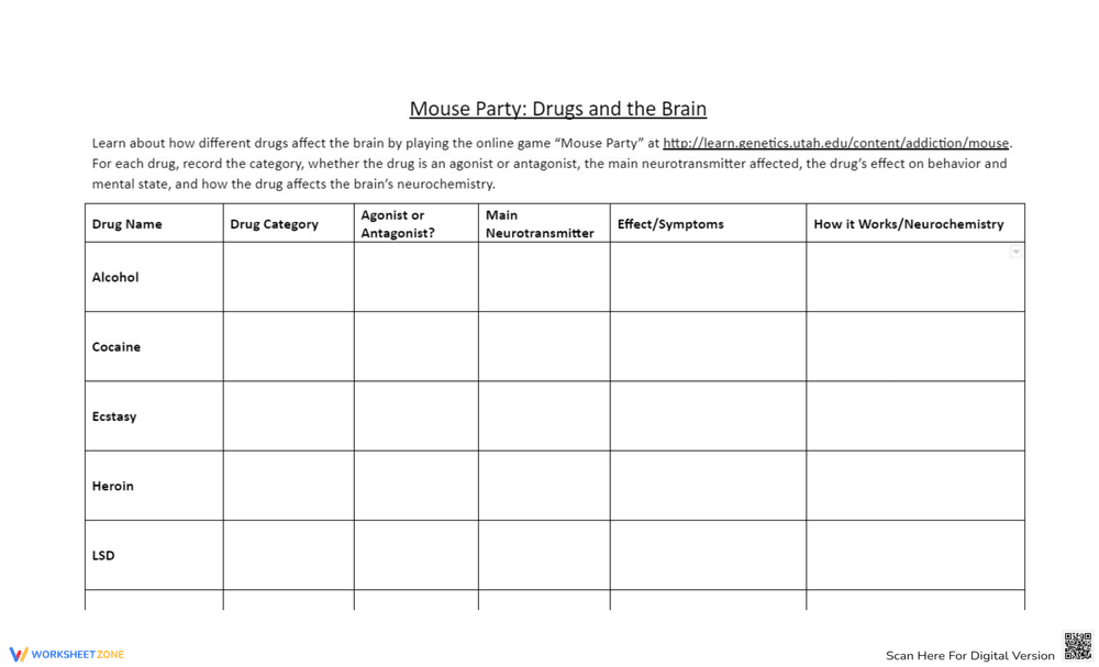 Drugs and The Brain Connection - Page 1