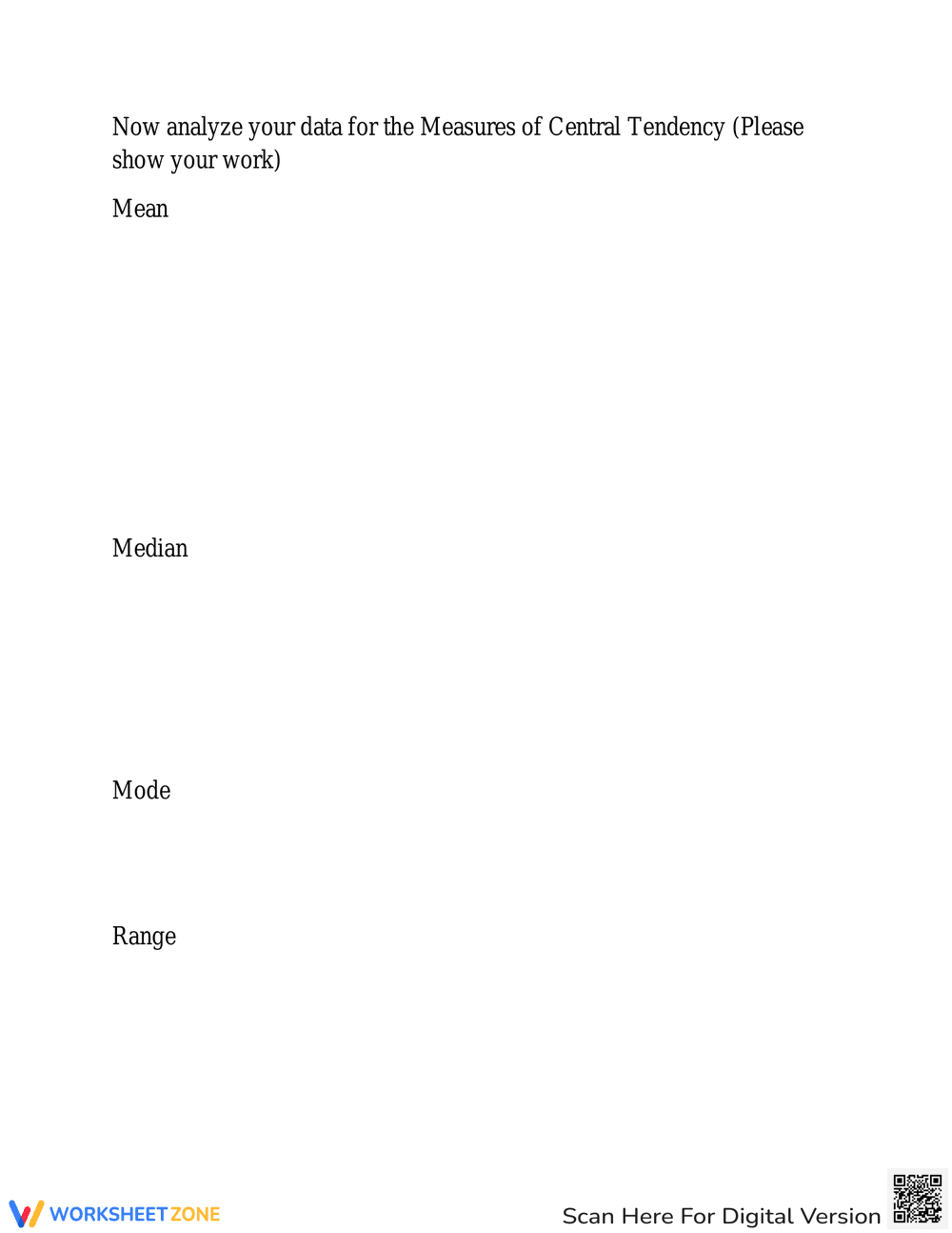 Stem and Leaf Plots: Data Analysis Worksheet - Page 2