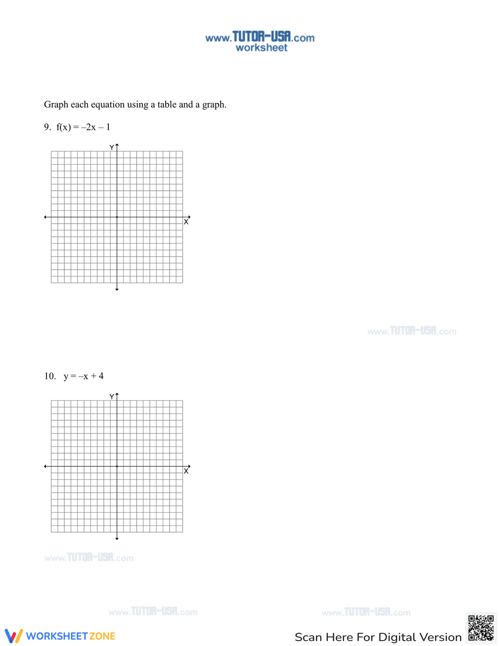 Practice Identifying Functions with this Worksheet - Page 3