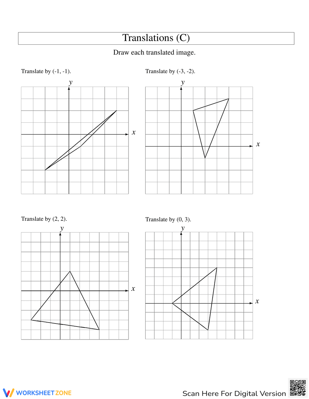Practice Translations with this Engaging Worksheet - Page 1
