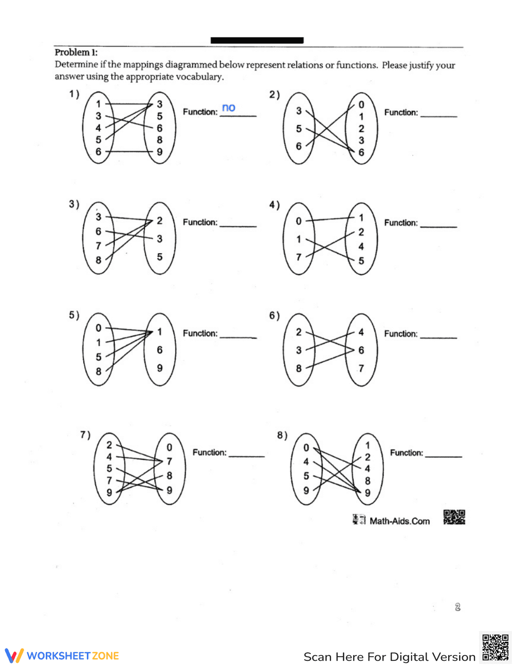Mapping Function - Page 1
