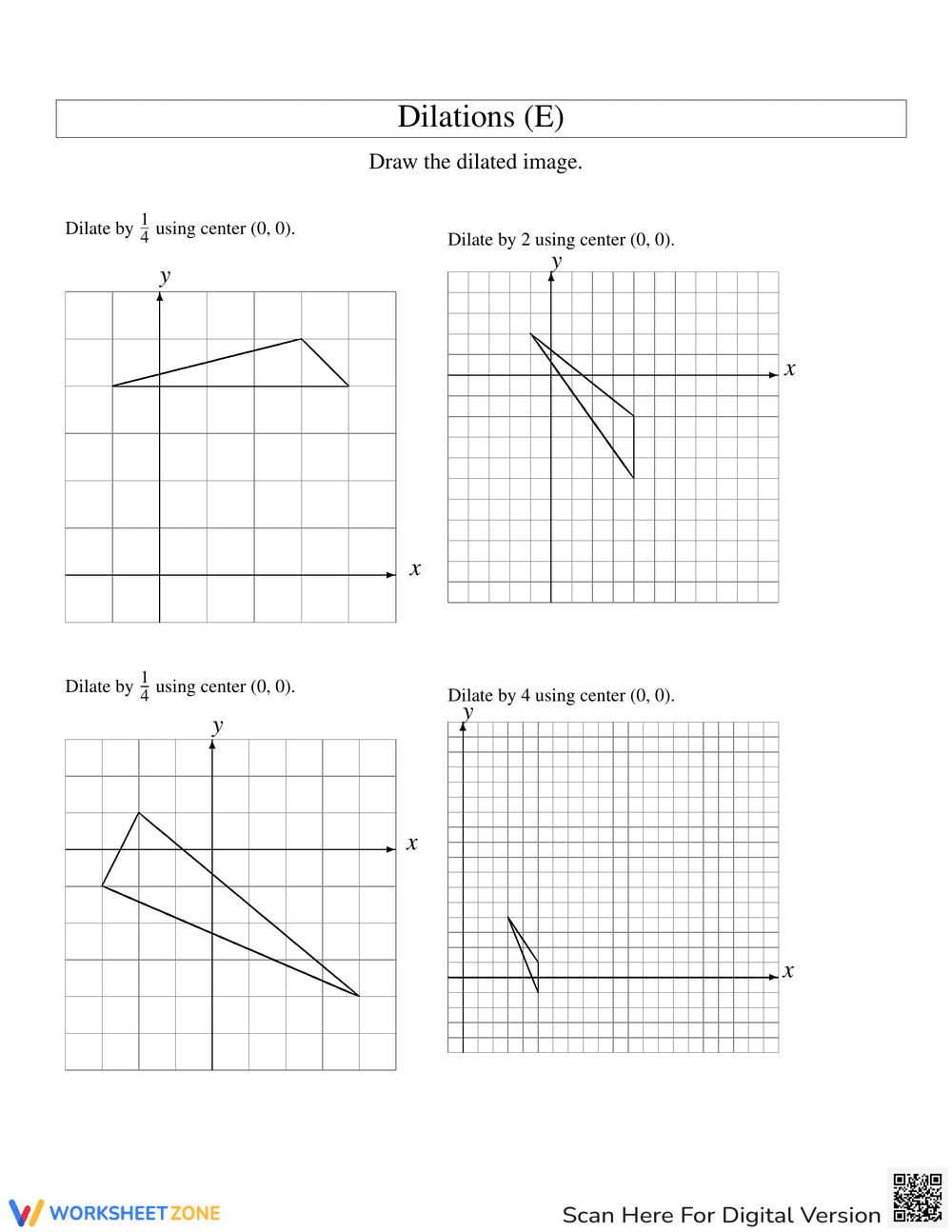 Explore Geometric Dilations - Page 1