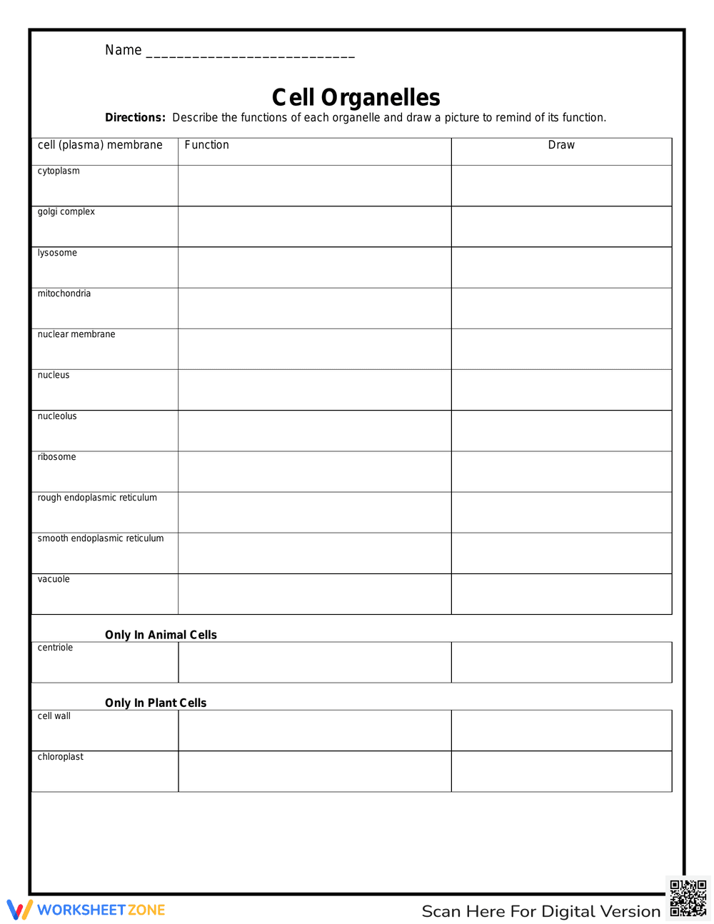 Cell Organelles - Page 1