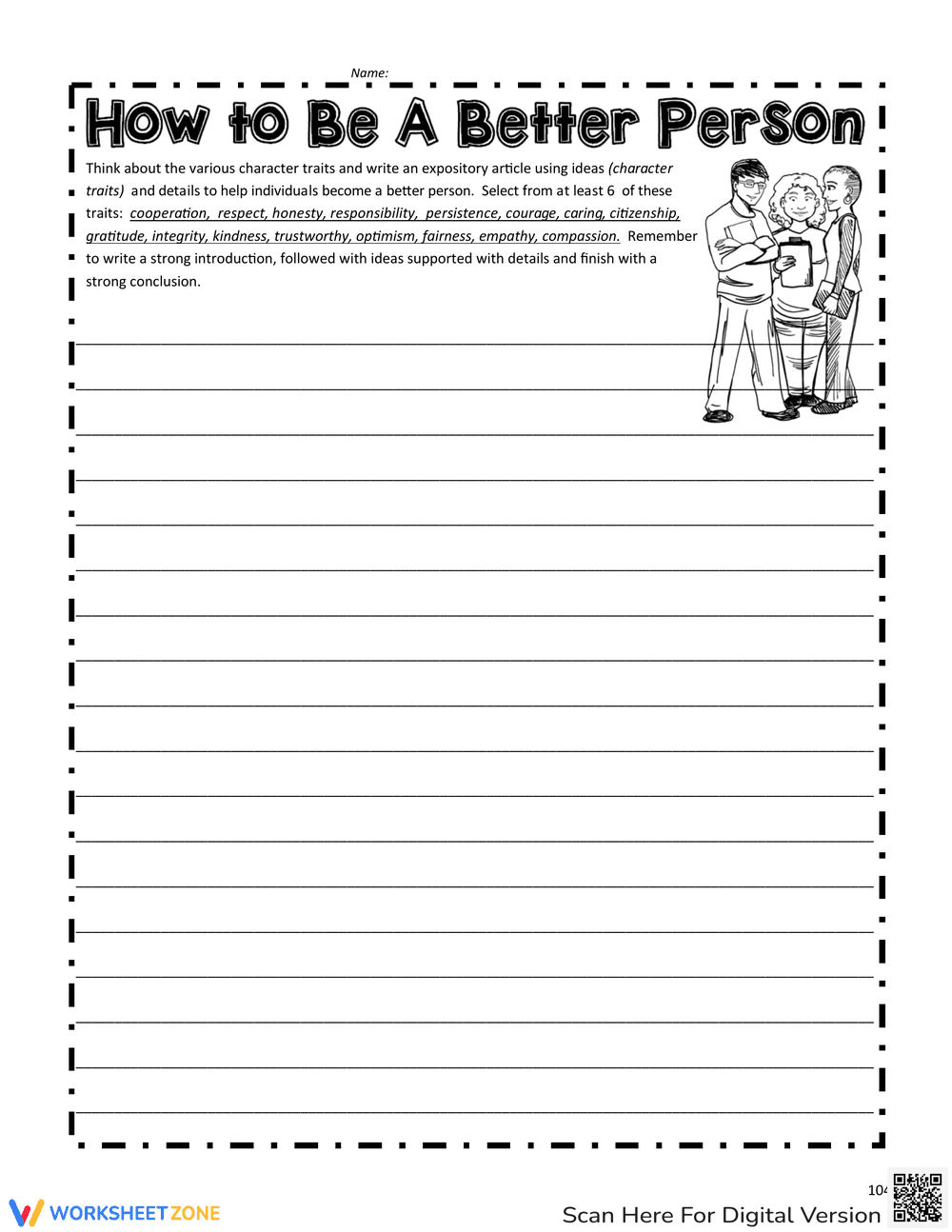 How to Be a Better Person Guide - Page 1