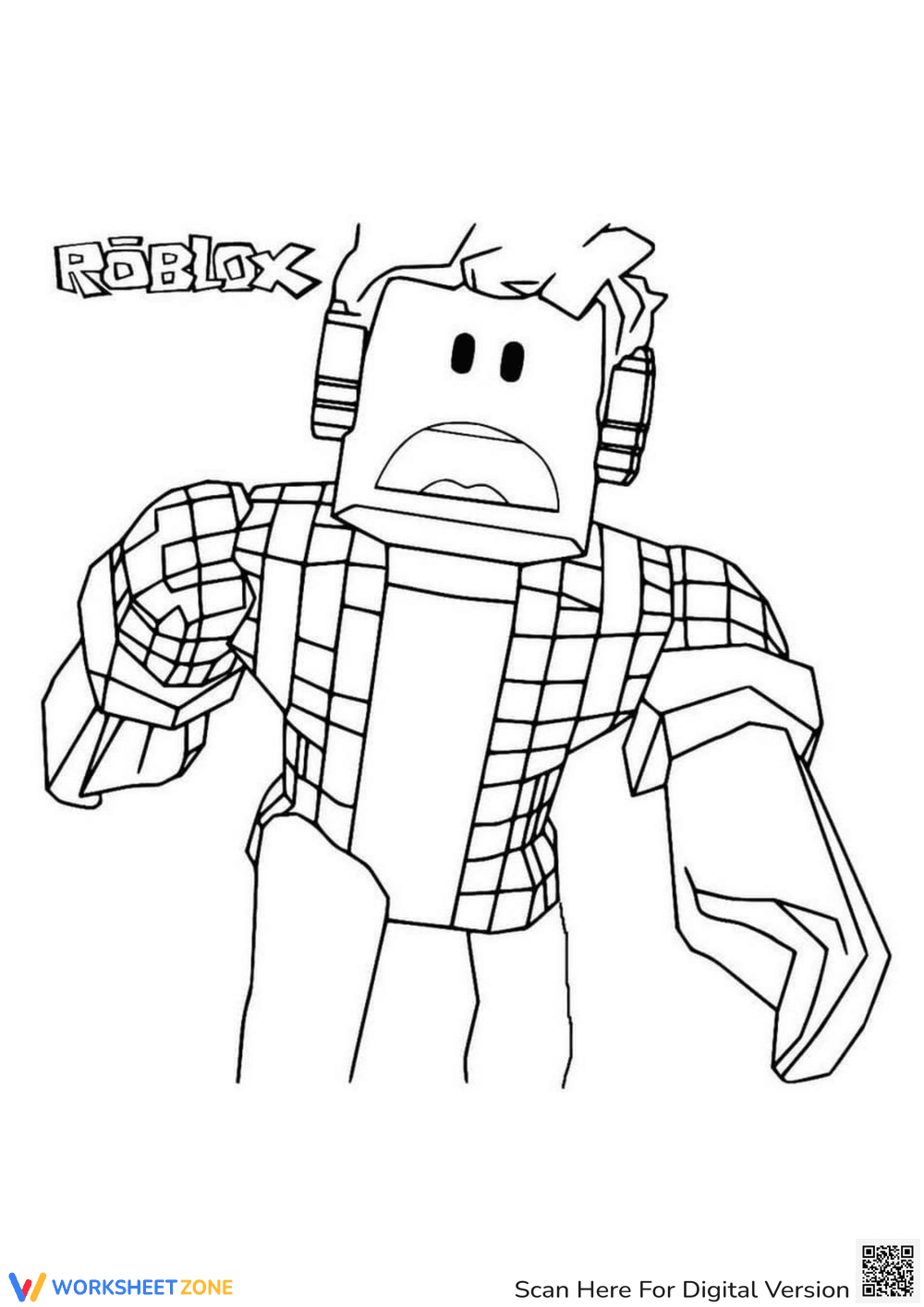 Roblox Escaping Castle: Coloring Page - Page 1