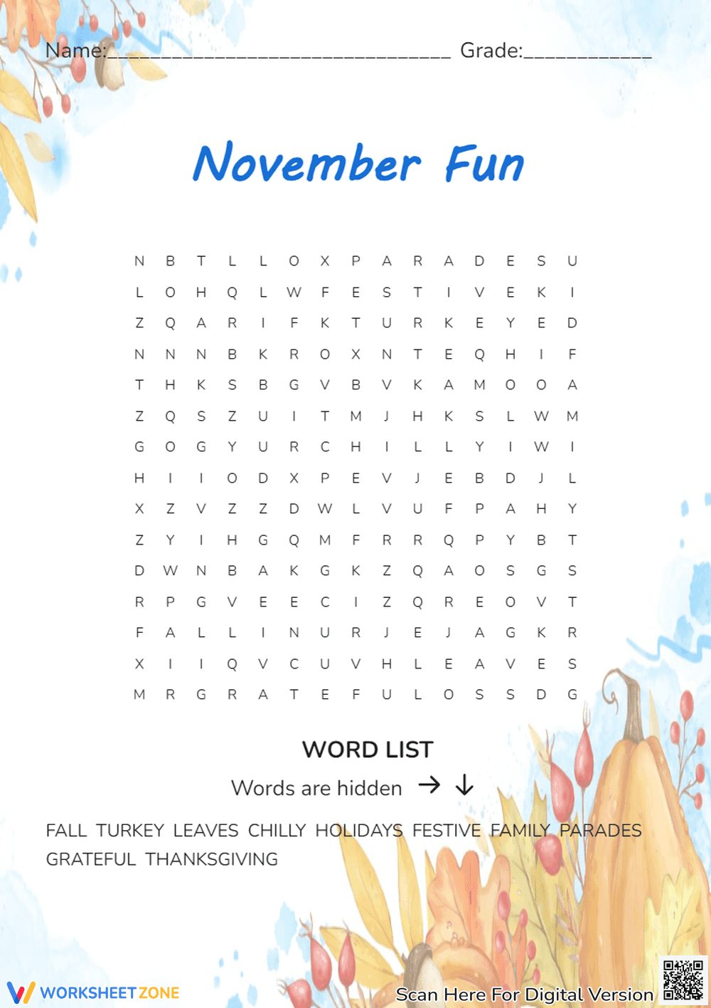 November Fun - Page 1