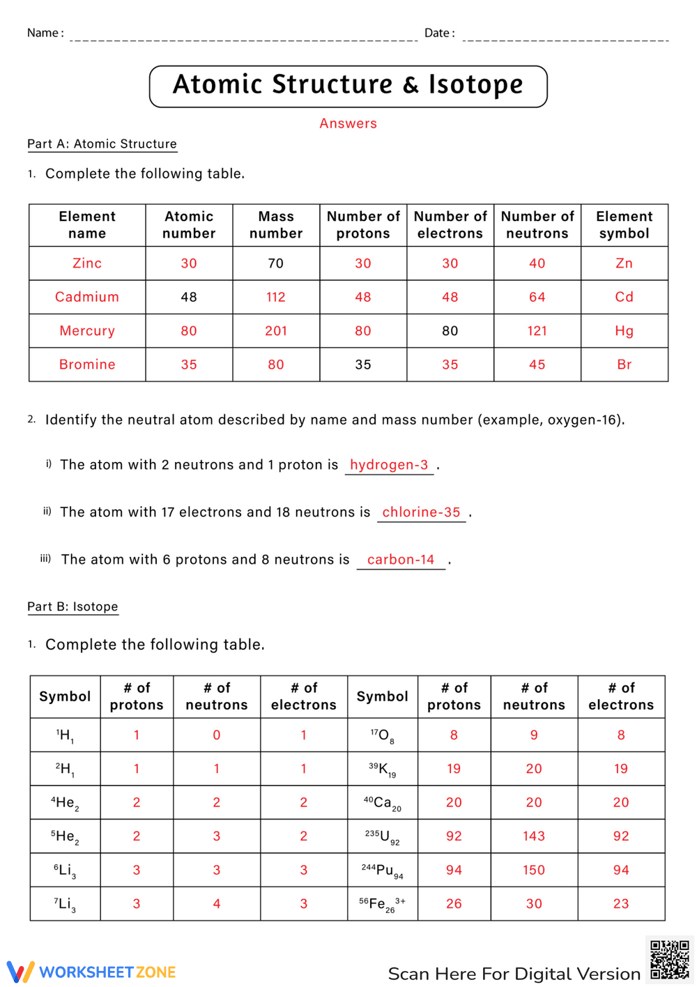 Understanding Atomic Structure and Isotopes - Page 2