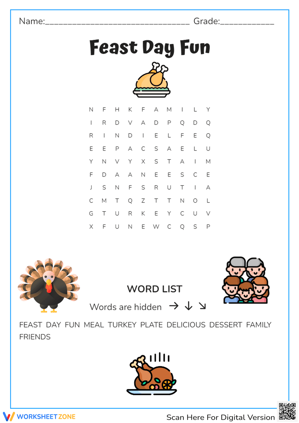 Feast Day Fun - Page 1