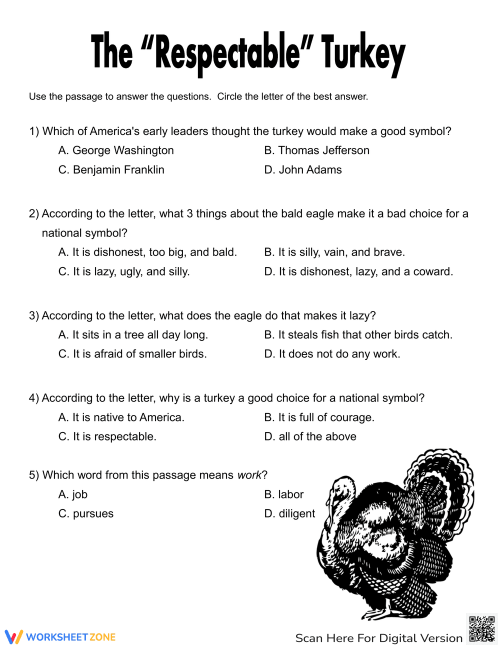 The Respectable Turkey: A Thanksgiving Story - Page 2