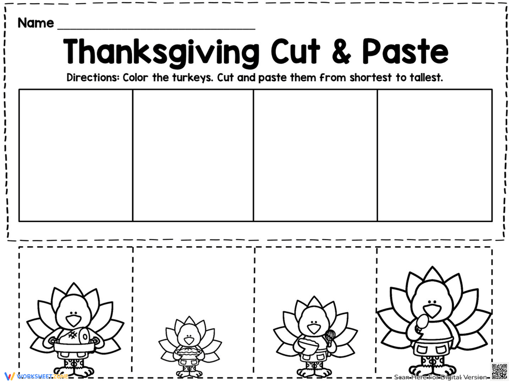 Fun Thanksgiving Turkey Craft - Page 1
