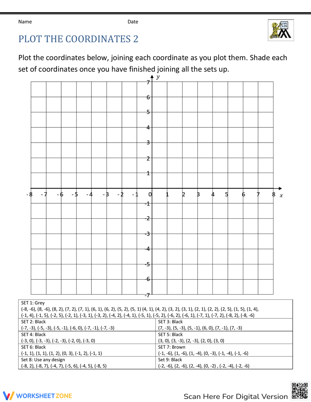 Plot the Coordinates 2 - Page 1