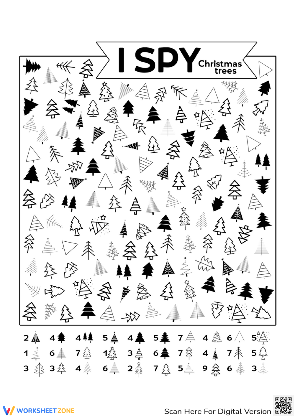 I Spy Christmas Tree - Page 1
