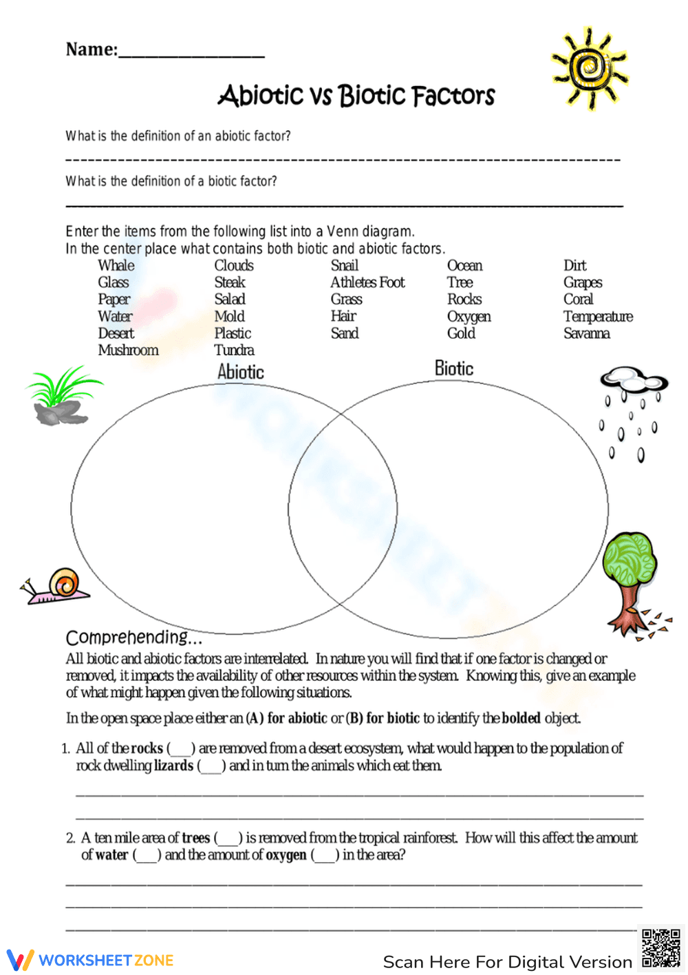 Explore Abiotic vs Biotic Factors - Page 2