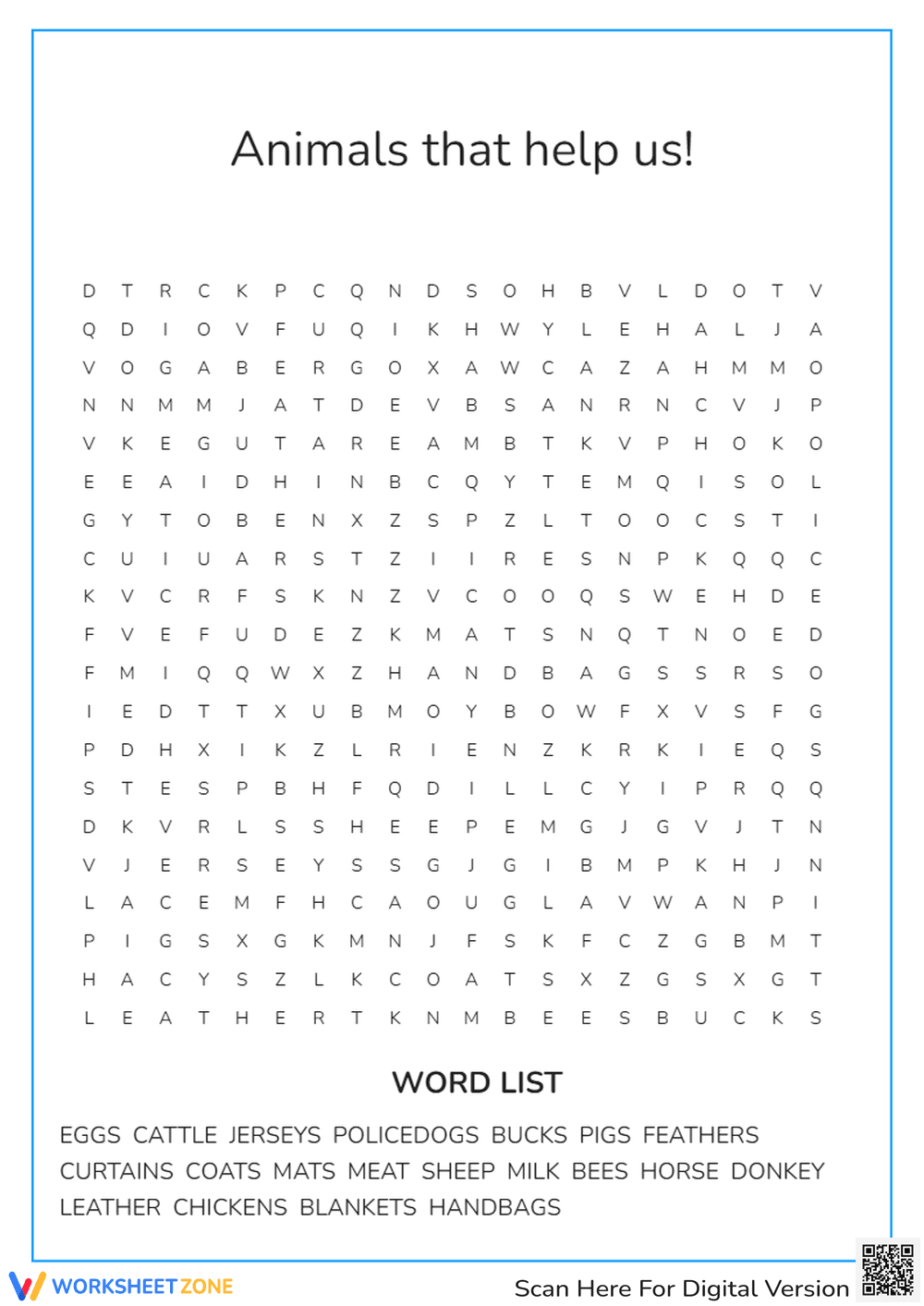 Animals that help us! - Page 1