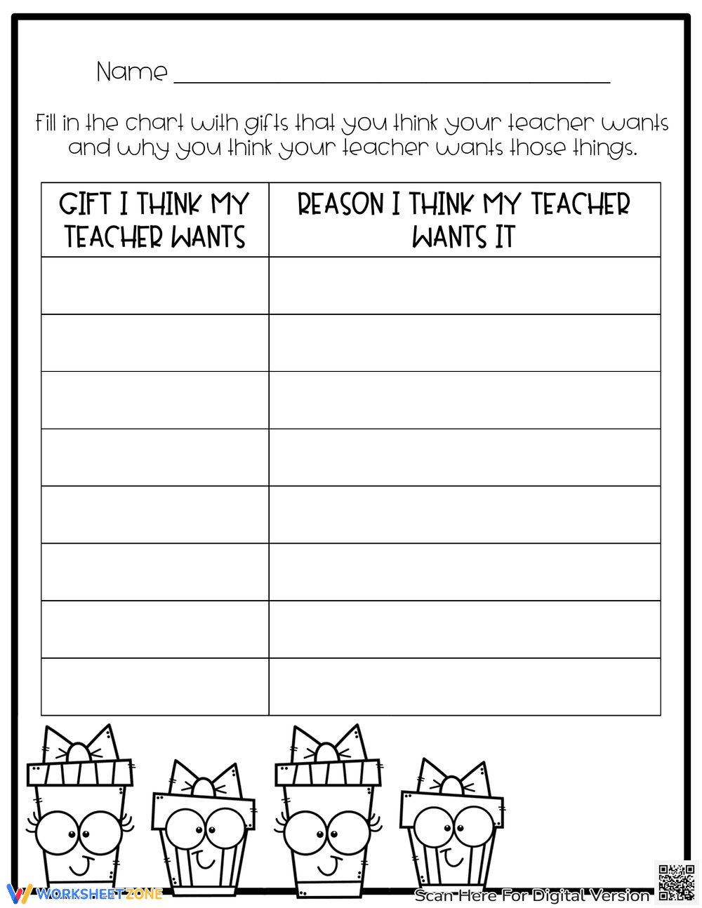 What My Teacher Wants for Christmas - Page 1