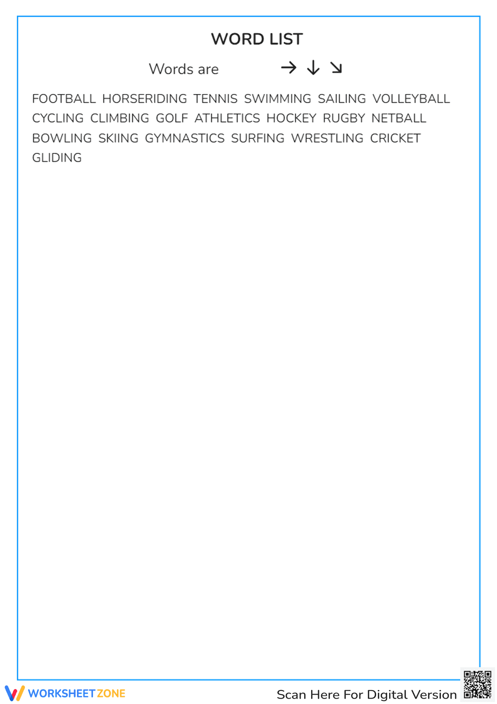 Sport Word Search - Page 2