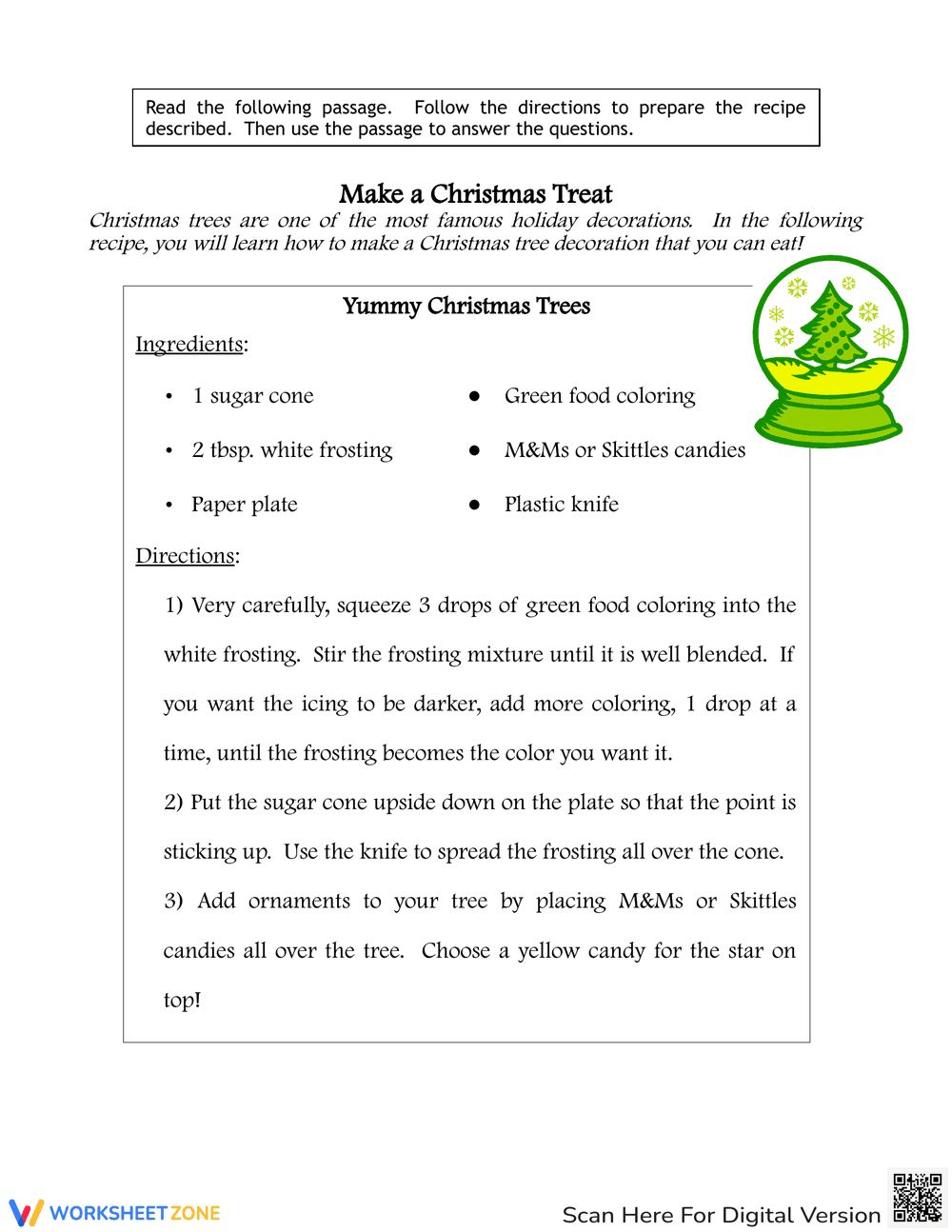 Make a Christmas Tree - Page 1