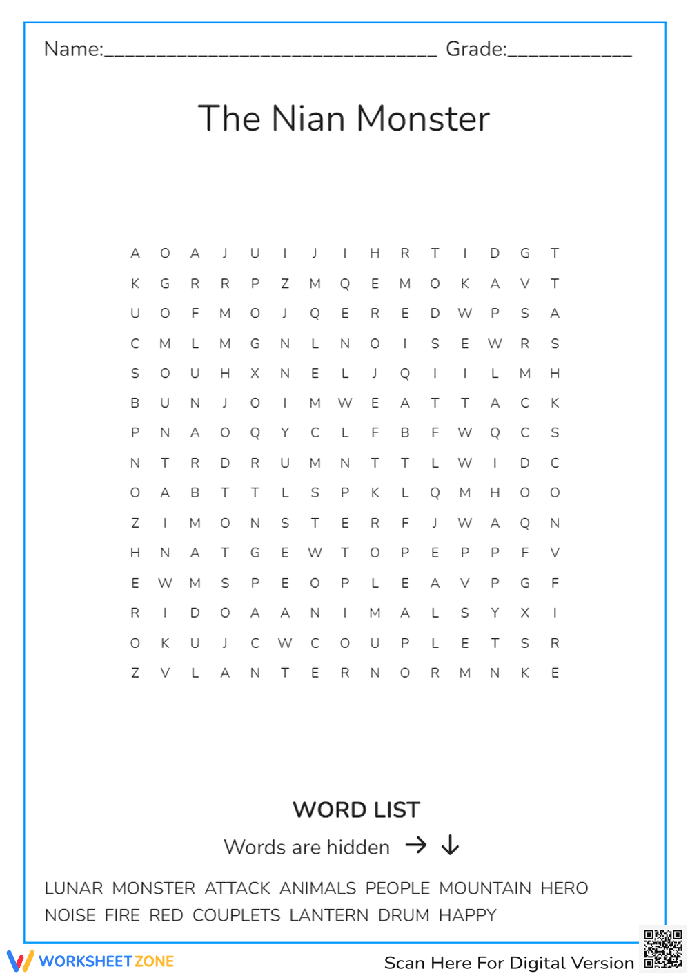 The Nian Monster - Page 1