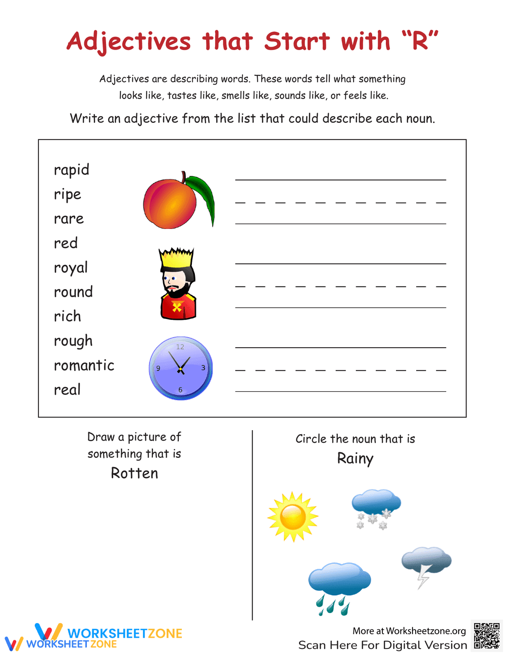 Enhance Writing with Adjectives - Page 1