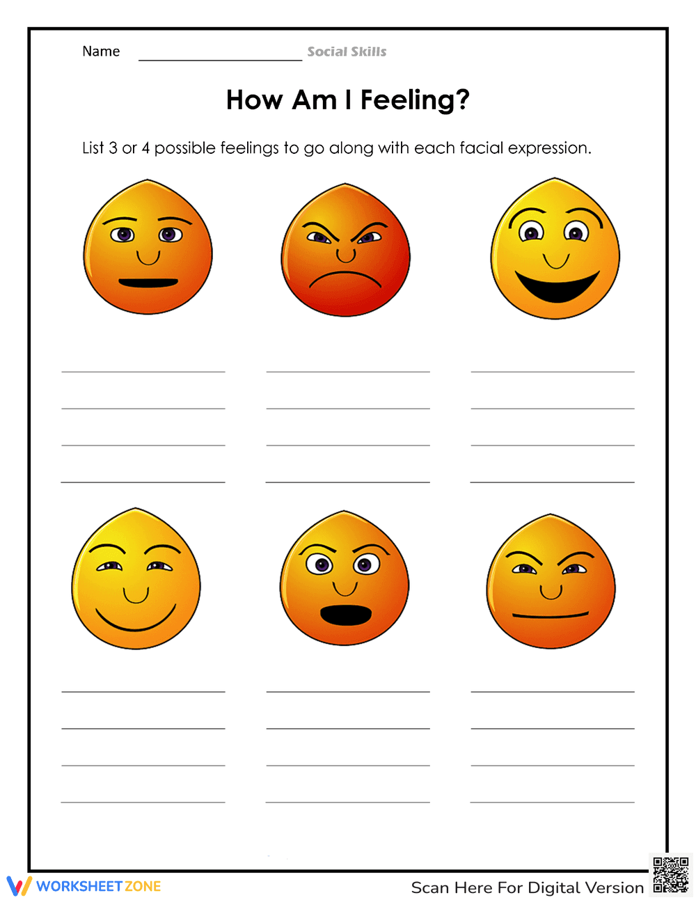 Expressing How Am I Feeling - Page 1