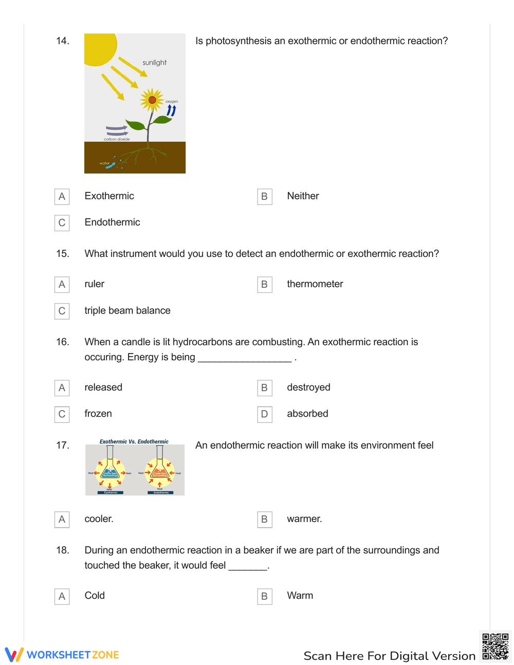 Endothermic and Exothermic Process - Page 4