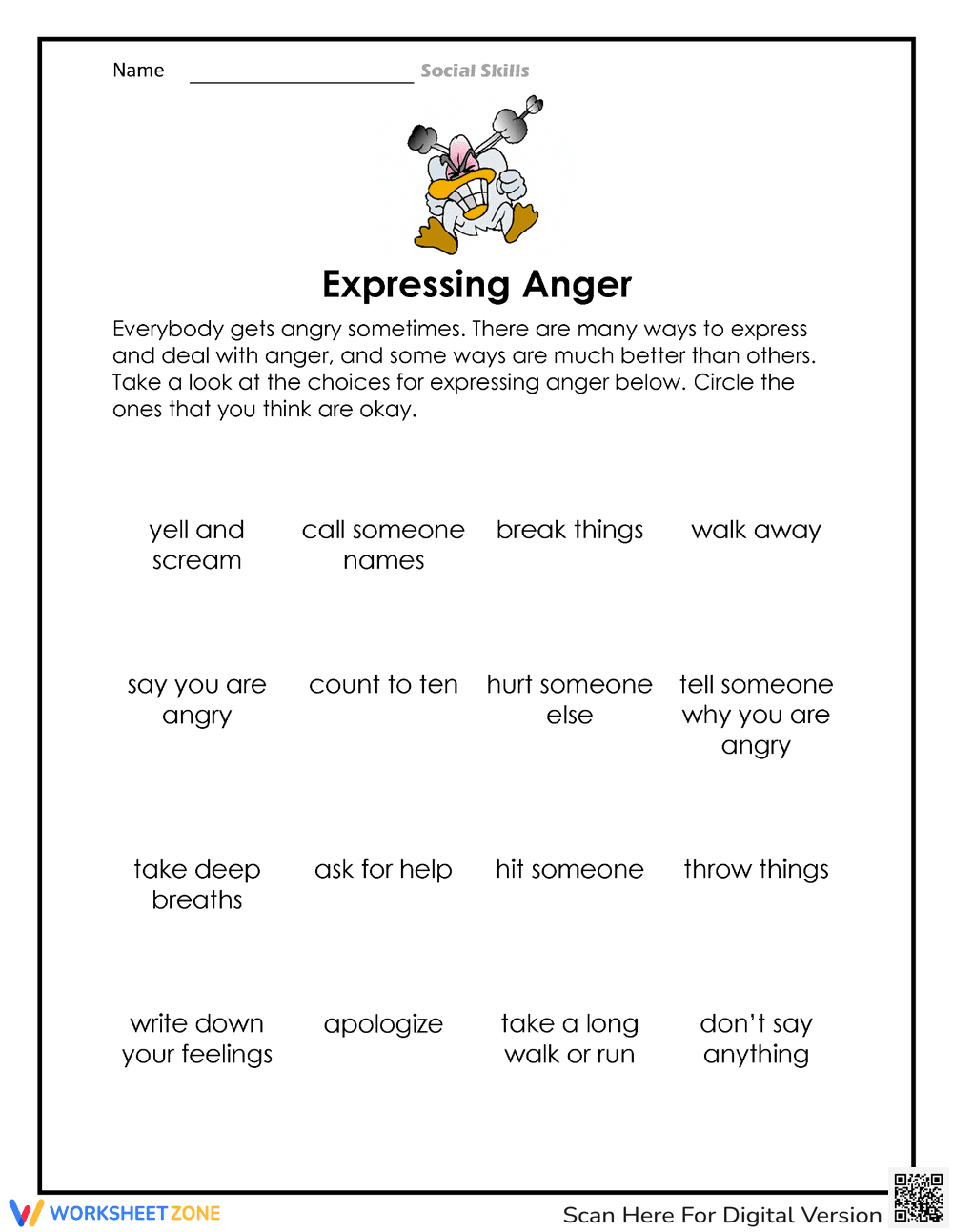 Expressing Anger Constructively - Page 1
