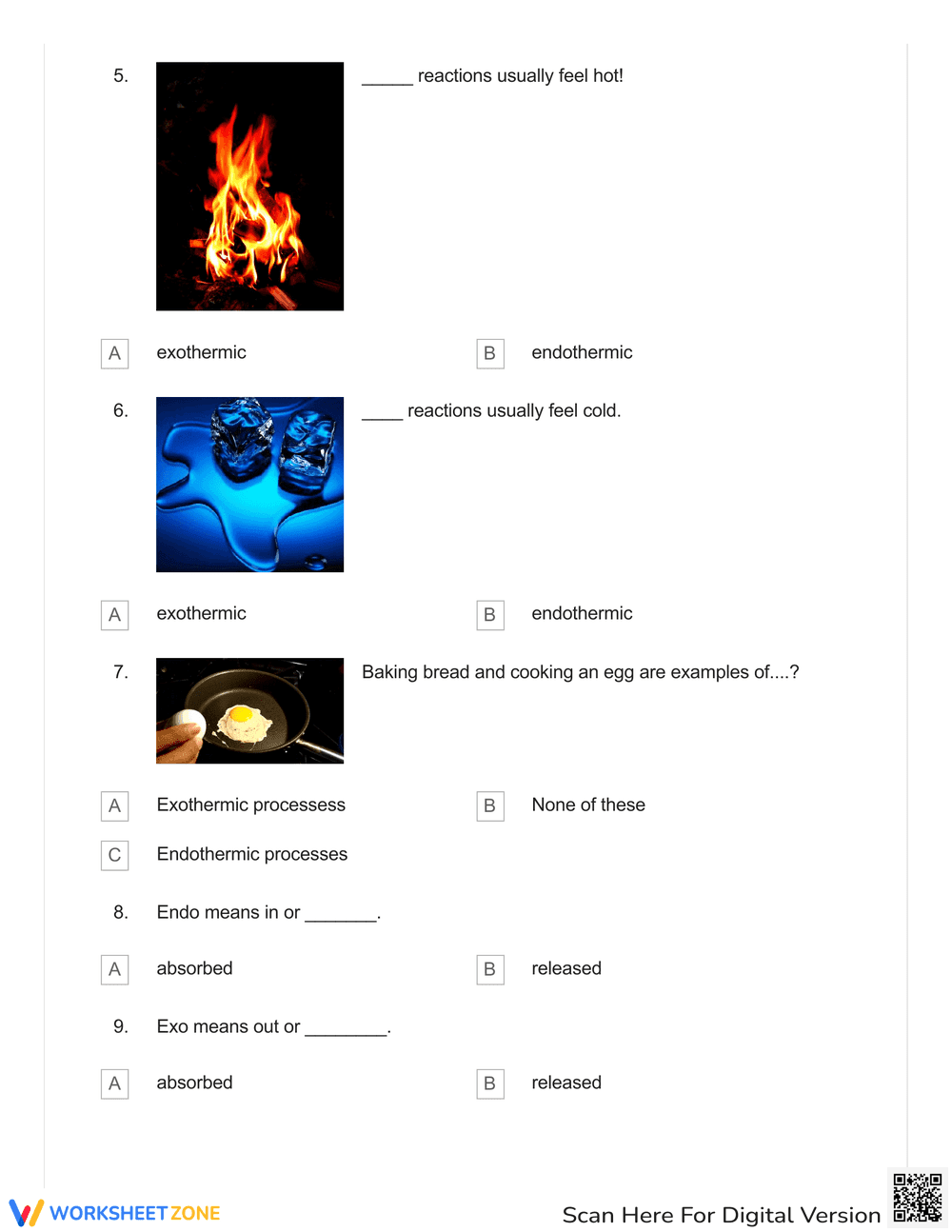 Endothermic & Exothermic Reactions Guide - Page 2