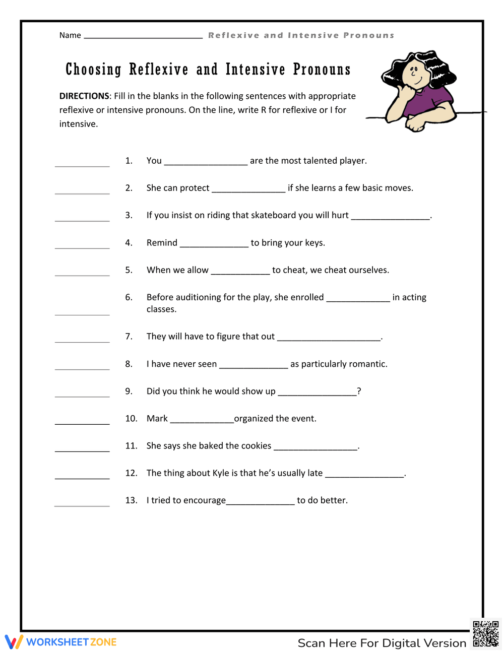 Practice Making Choices: Being Choosy Worksheet - Page 1