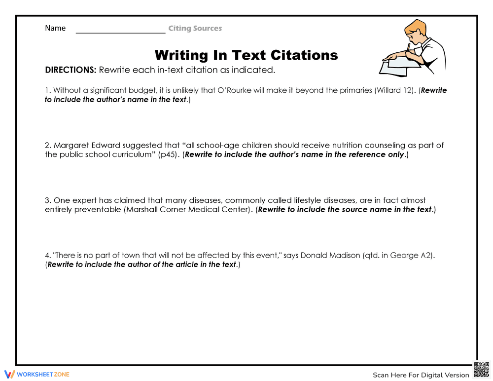 Writing Accurate In-Text Citations - Page 1