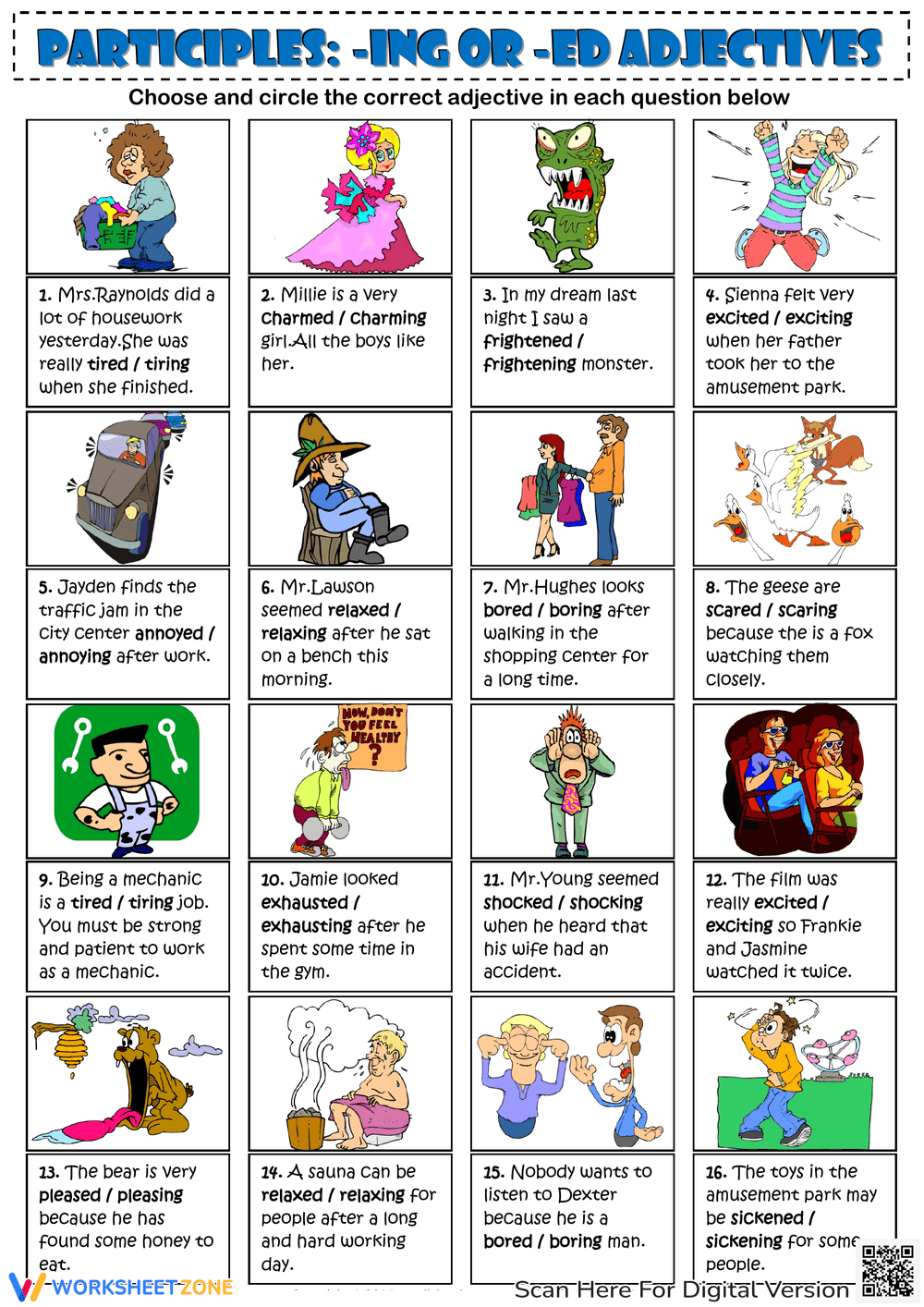 Participles as Adjectives - Page 1