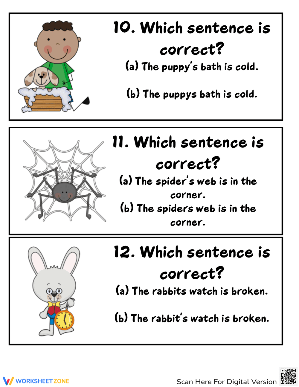 Possessive Nouns Pack Practice Worksheets - Page 5