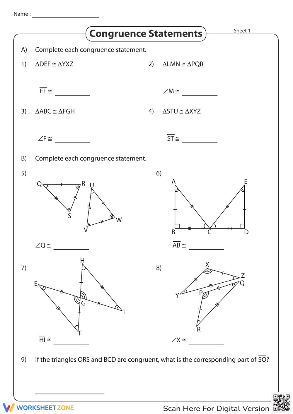 Understanding Congruent Parts Easily! - Page 1