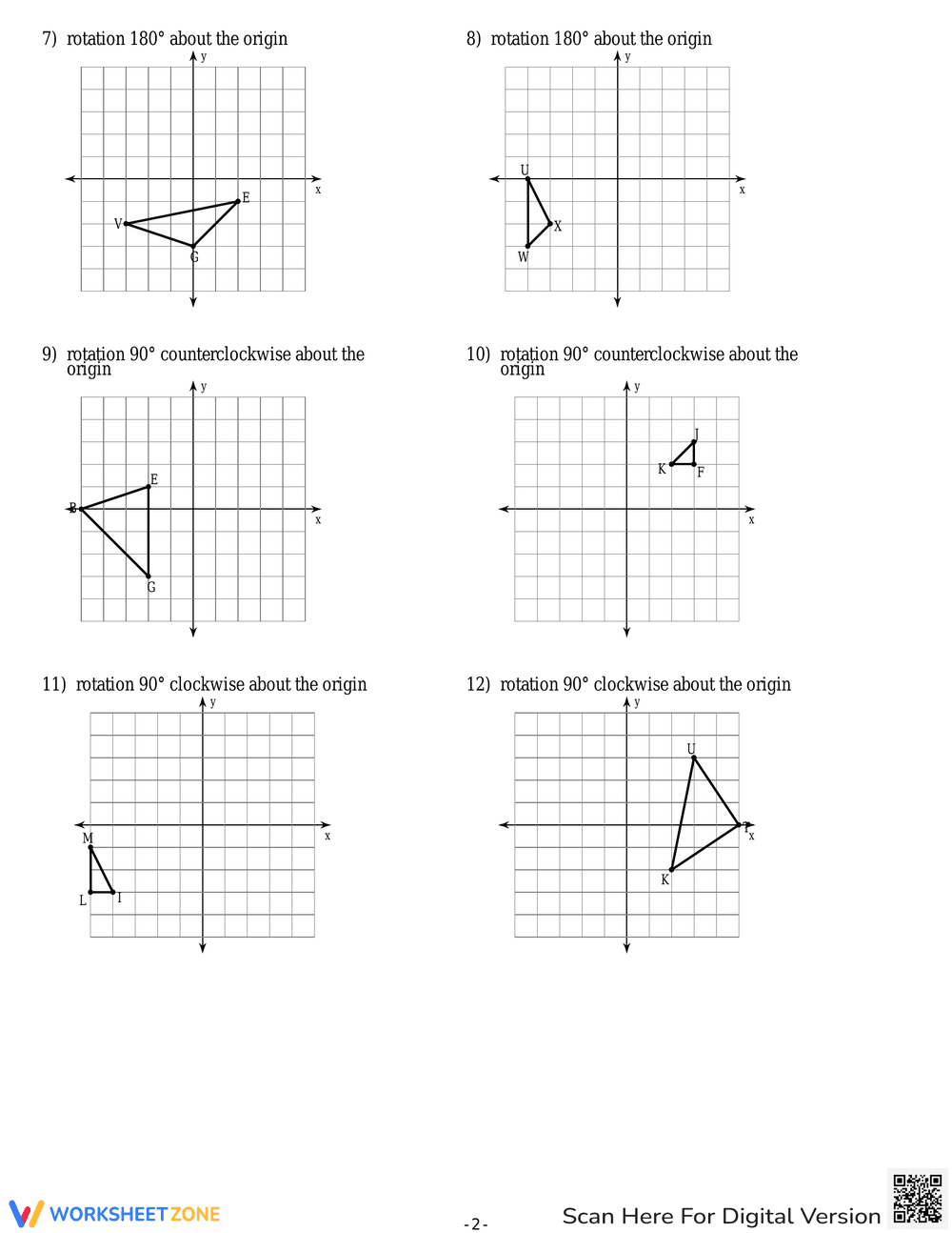 Rotations Worksheet 1 - Page 2