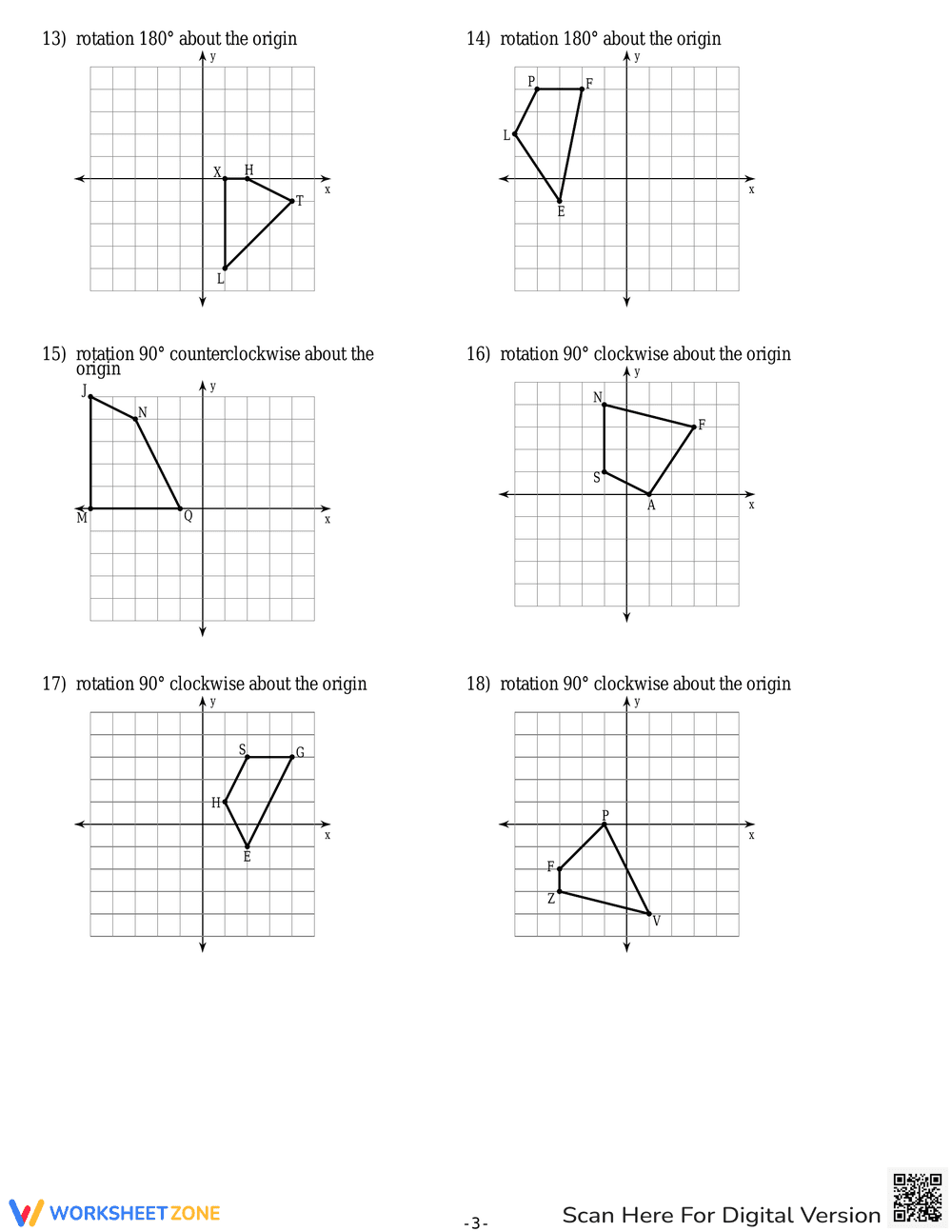 Rotations Worksheet 1 - Page 3
