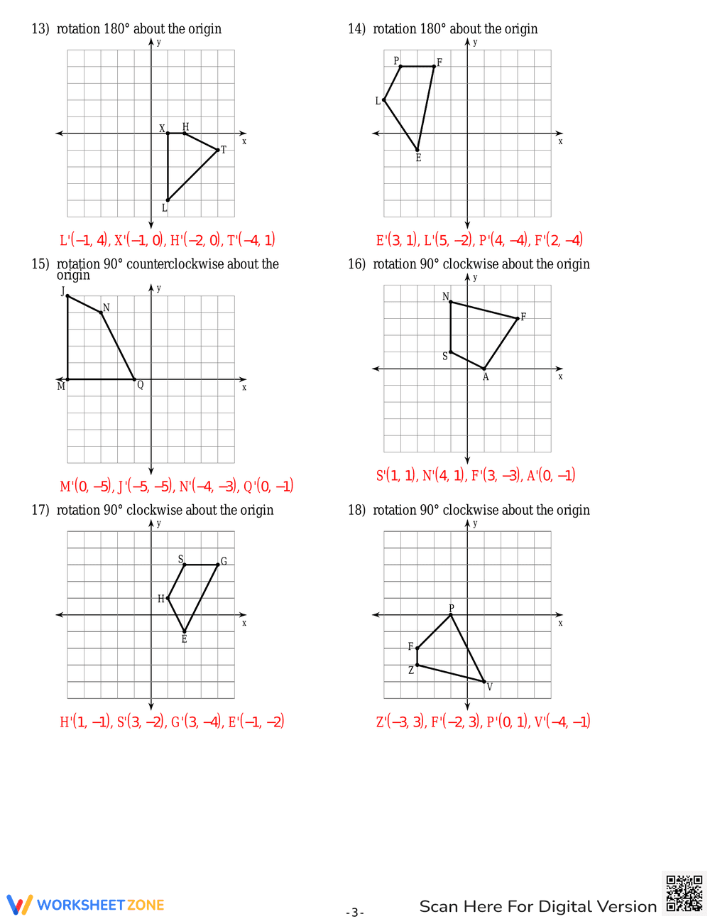 Rotations Worksheet 1 - Page 6