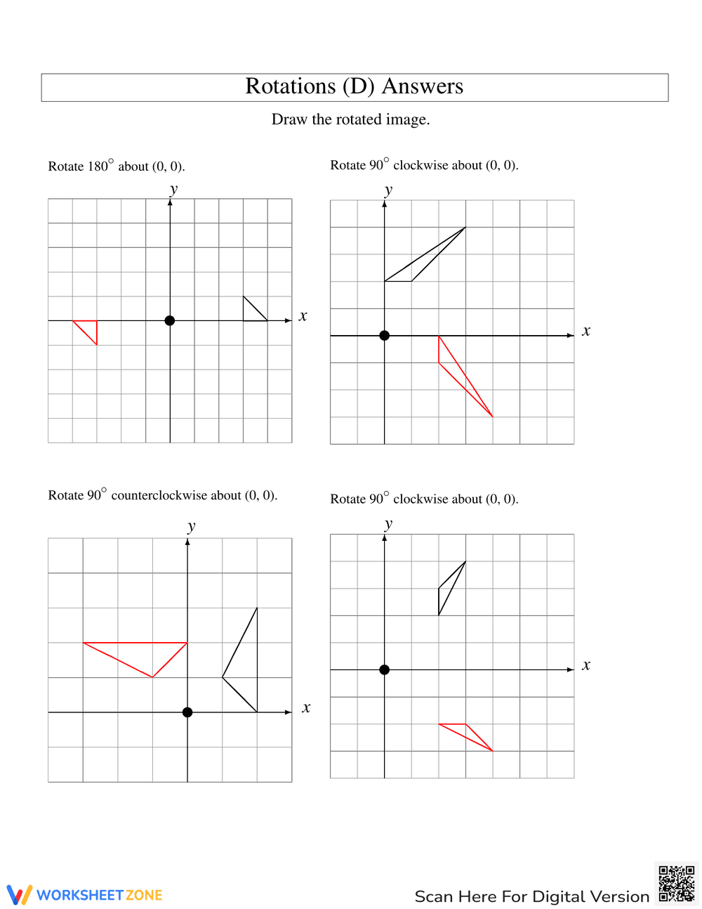 Practice Identifying Rotation Transformations - Page 2