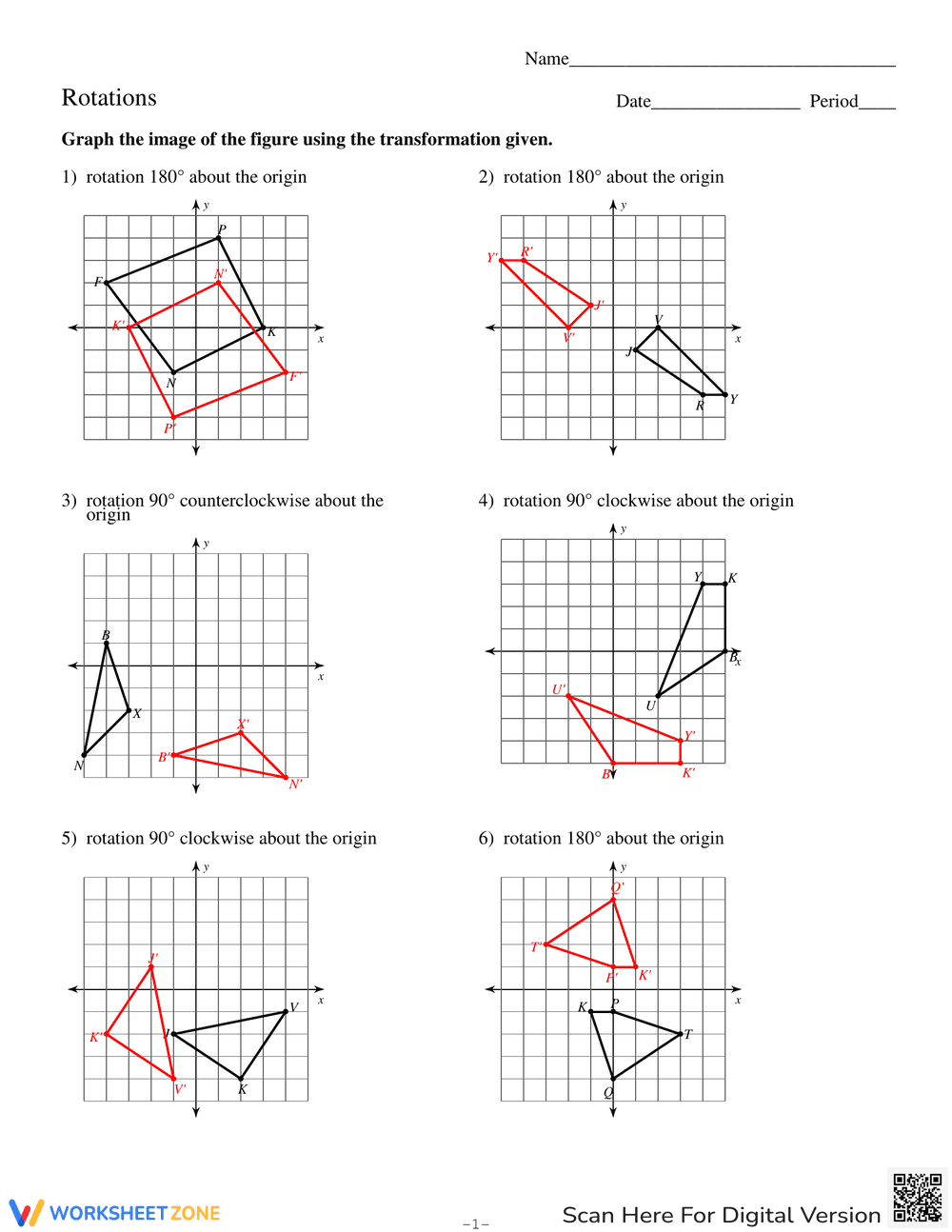 Review of Rotation Transformations - Page 3