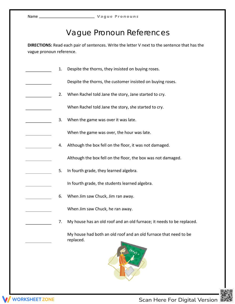 Identifying Vague Pronoun References - Page 1