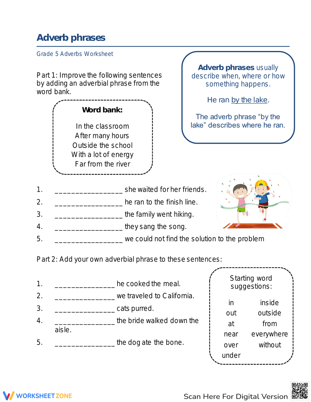 Adverb phrases 2 - Page 1