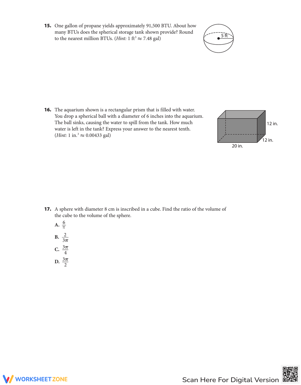 Finding Volume of a Composite Figure - Page 6