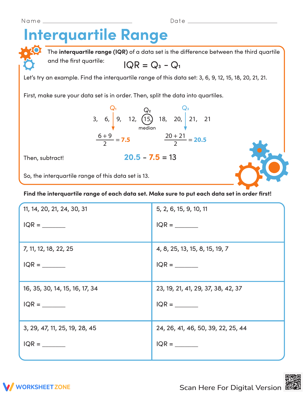 Learn Interquartile Range - Page 1