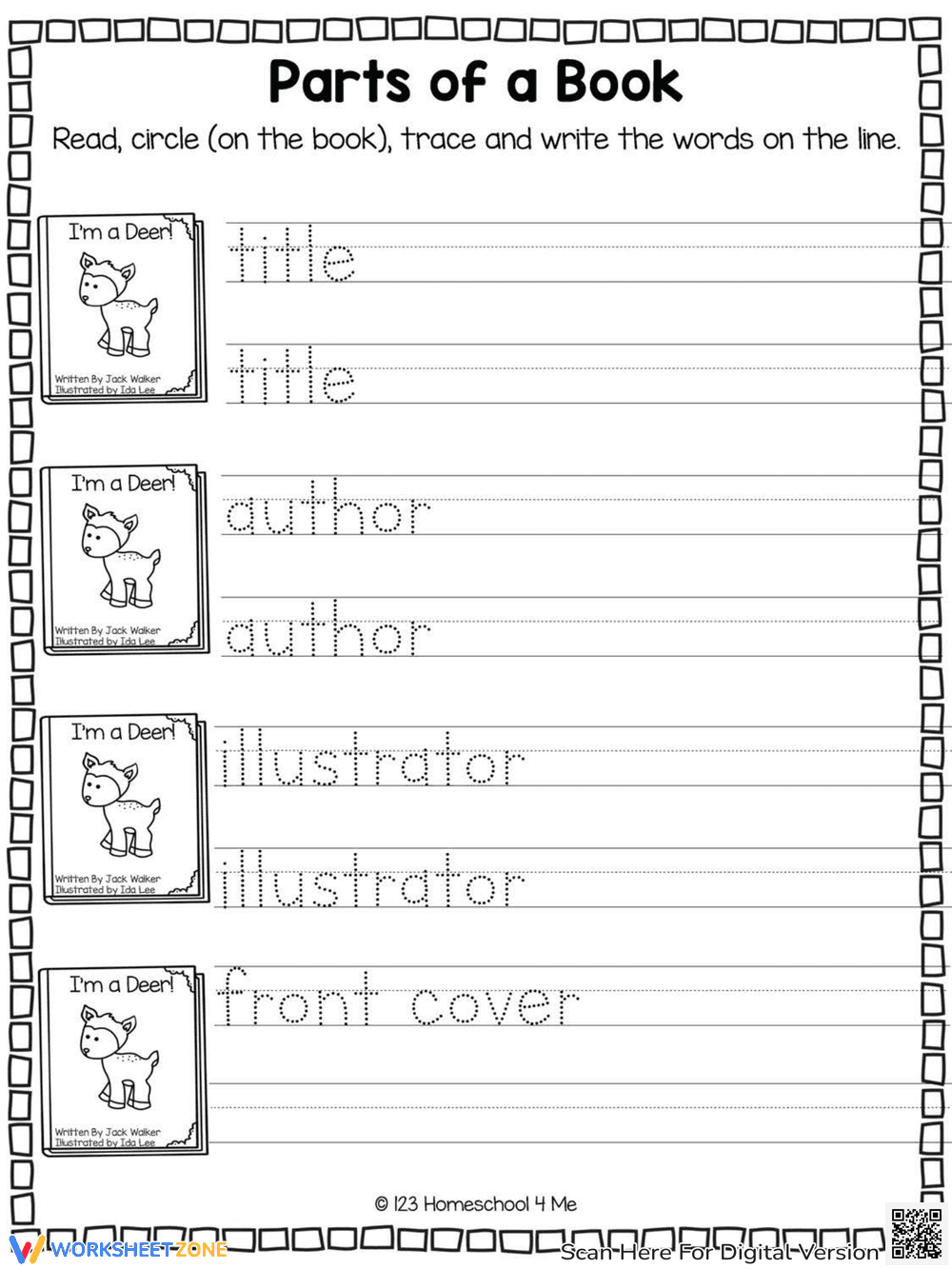 Trace the Parts of a Book - Page 2