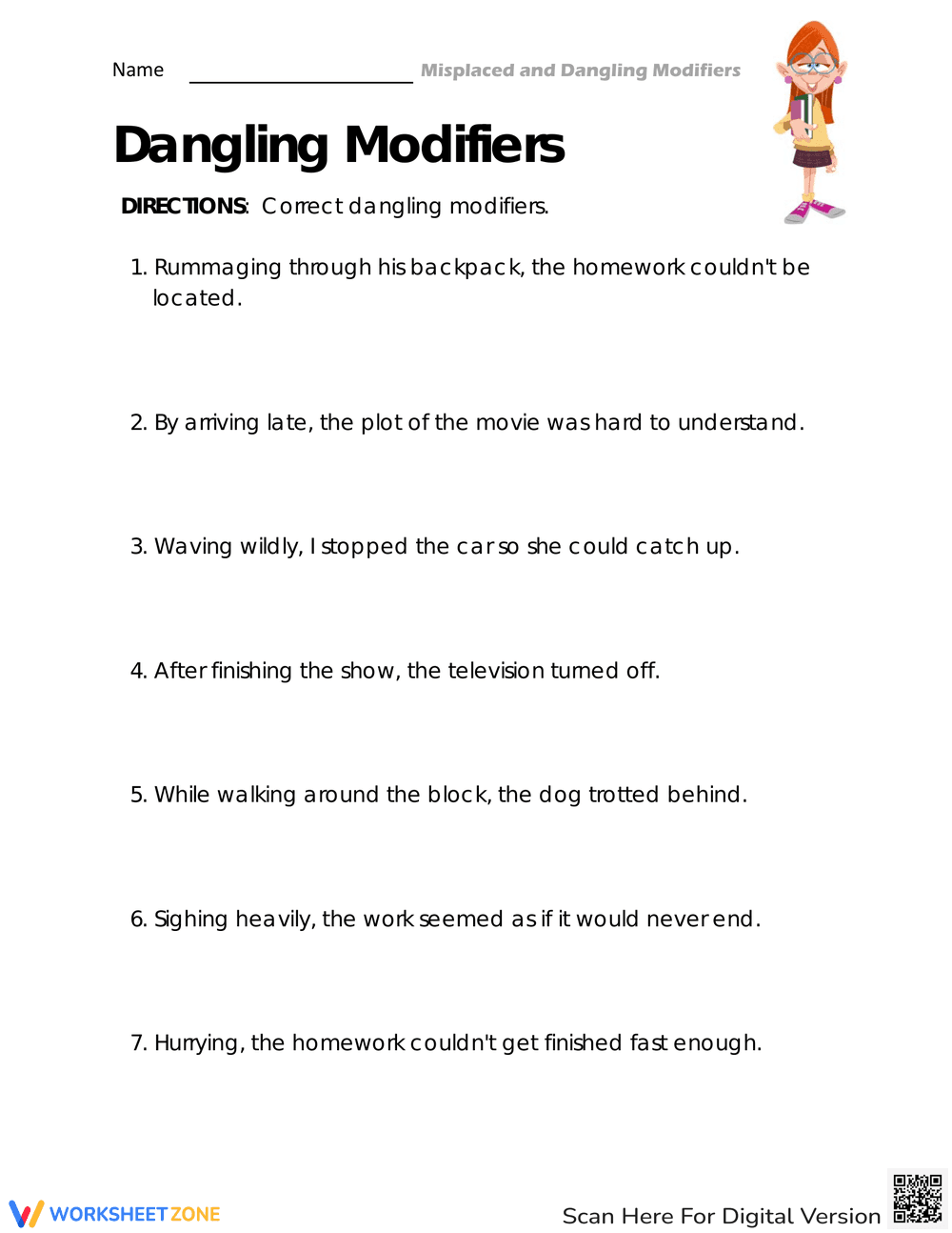 Master Dangling Modifiers in Writing - Page 1
